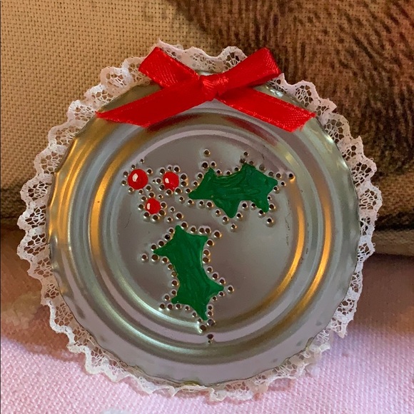 Vintage Other - 3” can top Christmas tree magnet 🧲 decoration